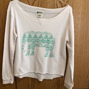 Billabong White Sweatshirt